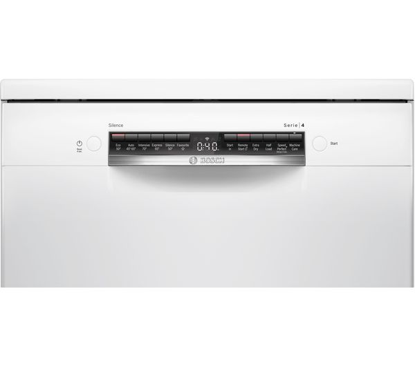 BOSCH Series 4 SMS4HKW00G Full-size WiFi-enabled Dishwasher - White