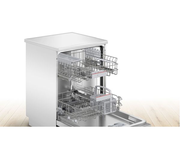 BOSCH Series 4 SMS4HKW00G Full-size WiFi-enabled Dishwasher - White