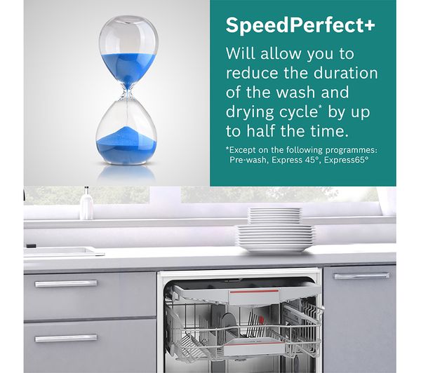 BOSCH Series 4 SMS4HKW00G Full-size WiFi-enabled Dishwasher - White