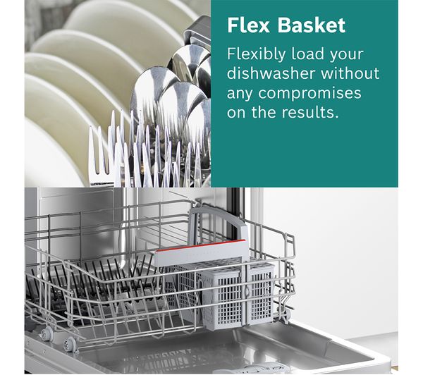 BOSCH Series 4 SMS4HKW00G Full-size WiFi-enabled Dishwasher - White