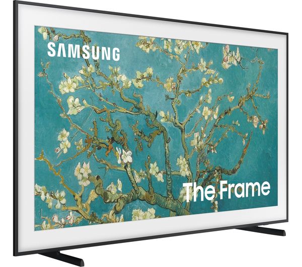 SAMSUNG The Frame Art Mode QE85LS03BGUXXU 85" Smart 4K Ultra HD HDR QLED TV with Bixby & Alexa