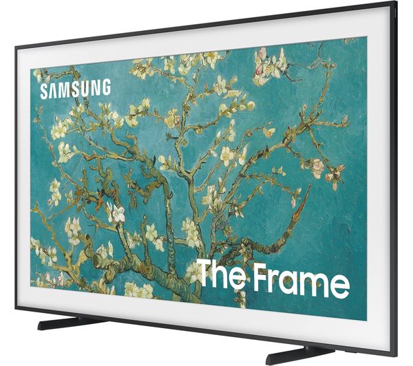 SAMSUNG The Frame Art Mode QE75LS03BGUXXU 75" Smart 4K Ultra HD HDR QLED TV with Bixby & Alexa