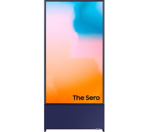 SAMSUNG The Sero QE43LS05BGUXXU 43" Smart 4K Ultra HD HDR QLED TV with Bixby & Alexa - Navy Blue