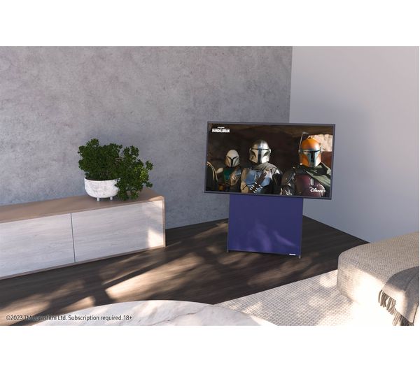 SAMSUNG The Sero QE43LS05BGUXXU 43" Smart 4K Ultra HD HDR QLED TV with Bixby & Alexa - Navy Blue