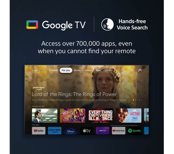 SONY BRAVIA XR-75X95LPU 75" Smart 4K Ultra HD HDR Mini LED TV with Google TV & Assistant