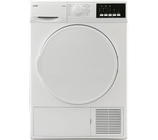 LOGIK LHP8W23 8 kg Heat Pump Tumble Dryer - White
