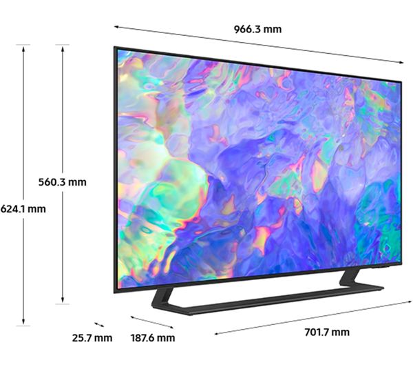SAMSUNG UE43CU8500KXXU 43" Smart 4K Ultra HD HDR LED TV with Bixby & Amazon Alexa