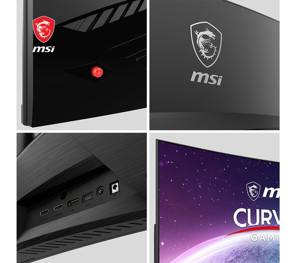 MSI G321CU 4K Ultra HD 32" Curved VA LCD Gaming Monitor - Black