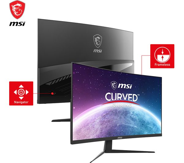 MSI G321CU 4K Ultra HD 32" Curved VA LCD Gaming Monitor - Black