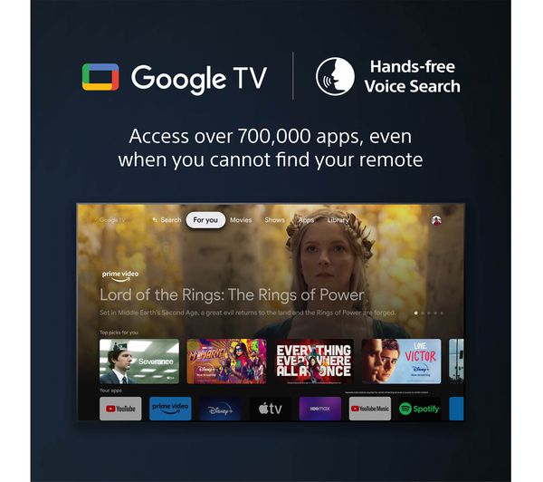 SONY BRAVIA KD-55X75WLU 55" Smart 4K Ultra HD HDR LED TV with Google TV & Assistant