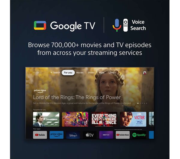 SONY BRAVIA KD-55X75WLU 55" Smart 4K Ultra HD HDR LED TV with Google TV & Assistant