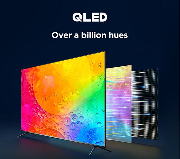 TCL 65C645K 65" Smart 4K Ultra HD HDR QLED TV with Google Assistant