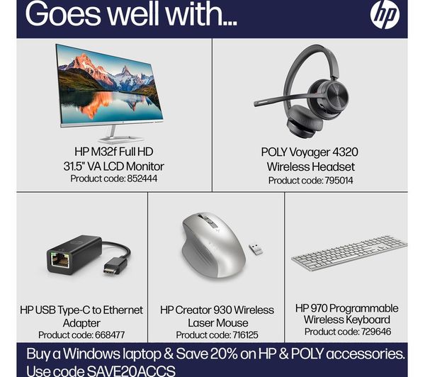HP ENVY 17-cw0501na 17.3" Laptop - Intel® Core™ i7 1 TB SSD Silver