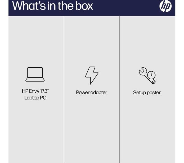 HP ENVY 17-cw0501na 17.3" Laptop - Intel® Core™ i7 1 TB SSD Silver