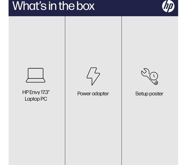 HP ENVY 17-cw0500na 17.3" Laptop - Intel® Core™ i7 512 GB SSD Silver