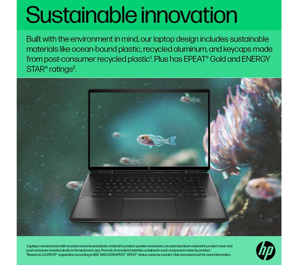HP Spectre x360 16-f2500na 16" 2 in 1 Laptop - Intel® Core™ i7 1 TB SSD Black