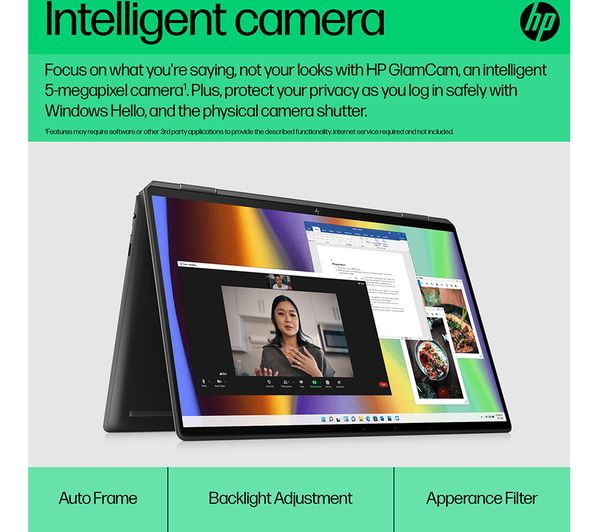 HP Spectre x360 16-f2500na 16" 2 in 1 Laptop - Intel® Core™ i7 1 TB SSD Black