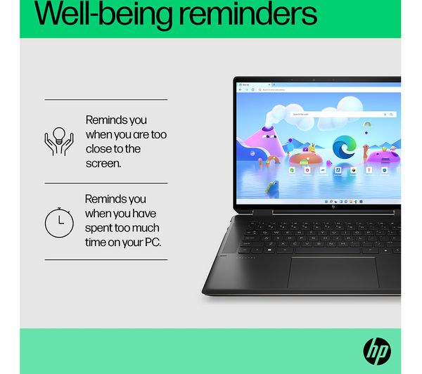 HP Spectre x360 16-f2500na 16" 2 in 1 Laptop - Intel® Core™ i7 1 TB SSD Black