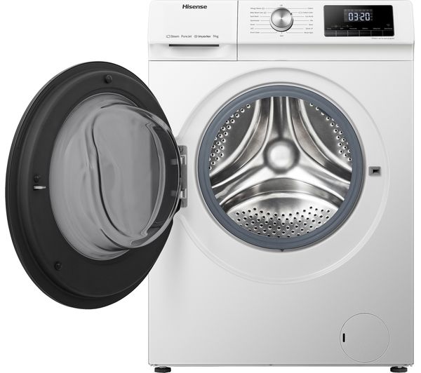 HISENSE 3 Series WFQA9014EVJM 9 kg 1400 rpm Washing Machine - White