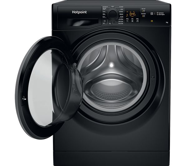 HOTPOINT NSWM 743U BS 7 kg 1400 Spin Washing Machine - Black