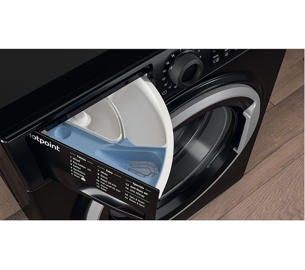 HOTPOINT NSWM 743U BS 7 kg 1400 Spin Washing Machine - Black