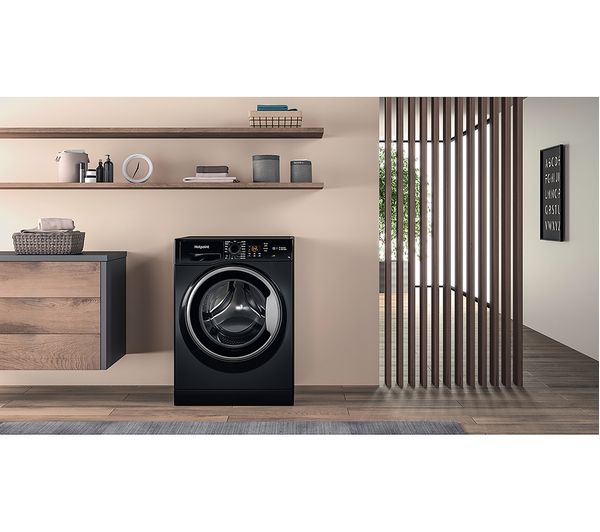 HOTPOINT NSWM 743U BS 7 kg 1400 Spin Washing Machine - Black