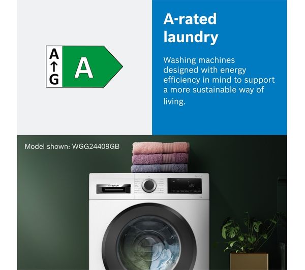 BOSCH Series 6 i-DOS WGG244FRGB 9 kg 1400 Spin Washing Machine - Grey