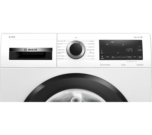 BOSCH Series 6 i-DOS WGG254F0GB 10 kg 1400 Spin Washing Machine - White
