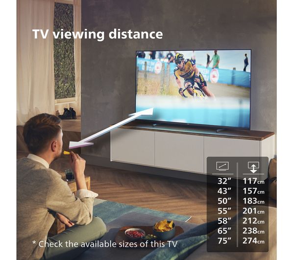 PHILIPS 43PUS7608 12 43" 4K Ultra HD HDR LED TV