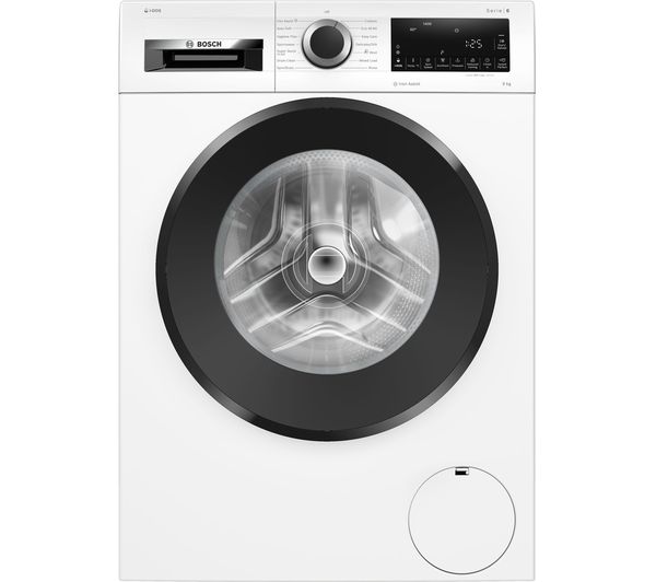 BOSCH Series 6 WGG244F9GB i-DOS 9 kg 1400 Spin Washing Machine - White