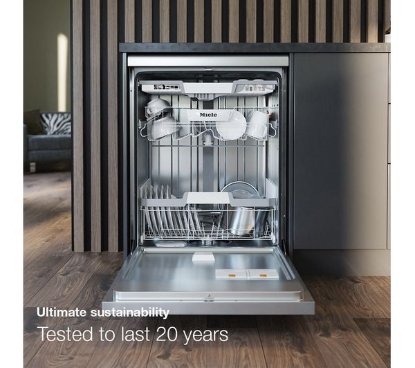 MIELE Front Active Plus G5310 SC Clst Full-size Dishwasher - Silver