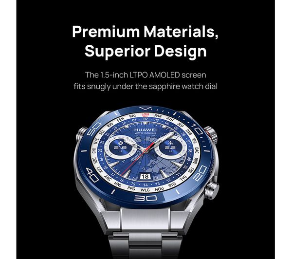 HUAWEI Watch Ultimate - Voyage Blue Large