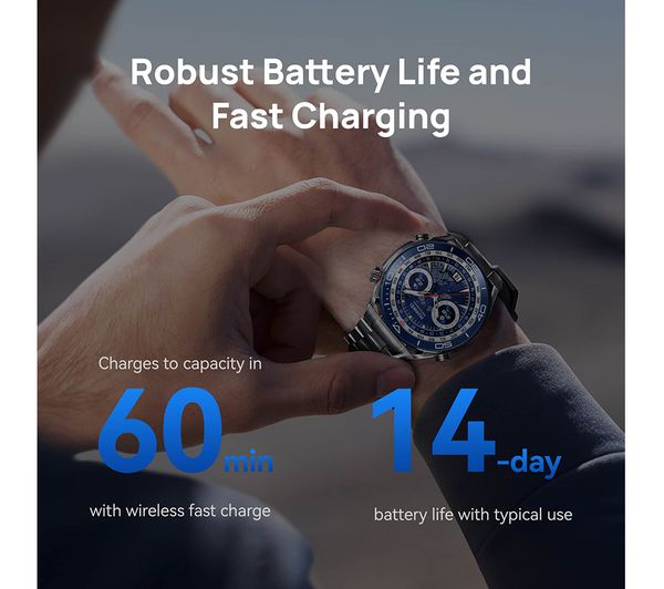 HUAWEI Watch Ultimate - Voyage Blue Large