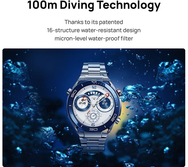 HUAWEI Watch Ultimate - Voyage Blue Large