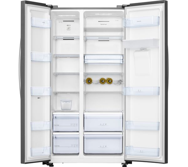 KENWOOD KSBSDB23 American-Style Fridge Freezer - Black