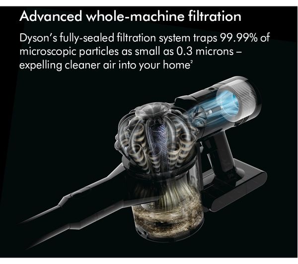 DYSON V8 Cordless Vacuum Cleaner - Silver Nickel