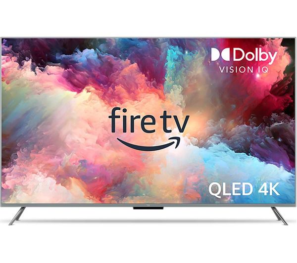 AMAZON Omni QLED Series Fire TV QL50F601U 50" Smart 4K Ultra HD HDR TV with Amazon Alexa
