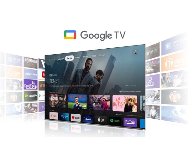 TCL 55C845K 55" Smart 4K Ultra HD HDR Mini LED QLED TV with Google Assistant