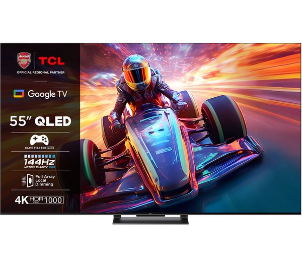 TCL 55C745K 55" Smart 4K Ultra HD HDR QLED TV with Google Assistant