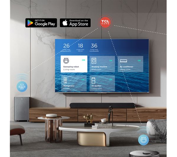 TCL 75C845K 75" Smart 4K Ultra HD HDR Mini LED QLED TV with Google Assistant