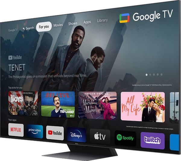 TCL 75C845K 75" Smart 4K Ultra HD HDR Mini LED QLED TV with Google Assistant