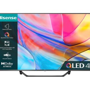 HISENSE 50A7KQTUK 50" Smart 4K Ultra HD HDR QLED TV with Amazon Alexa