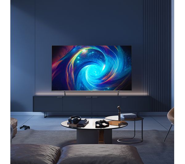HISENSE 75E7KQTUK PRO 75" Smart 4K Ultra HD HDR QLED TV with Amazon Alexa