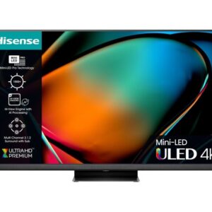 HISENSE 75U8KQTUK 75" Smart 4K Ultra HD HDR Mini-LED TV with Amazon Alexa