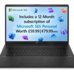 HP 17-cn0534sa 17.3" Laptop - Intel® Pentium®  128 GB SSD  Black