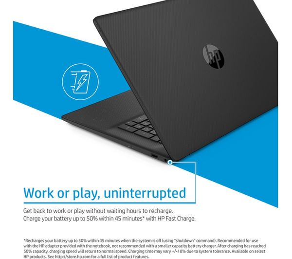 HP 17-cn0534sa 17.3" Laptop - Intel® Pentium® 128 GB SSD Black