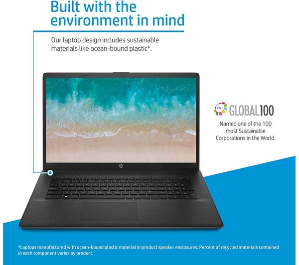 HP 17-cn0534sa 17.3" Laptop - Intel® Pentium® 128 GB SSD Black