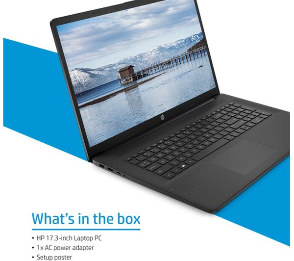 HP 17-cn0534sa 17.3" Laptop - Intel® Pentium® 128 GB SSD Black