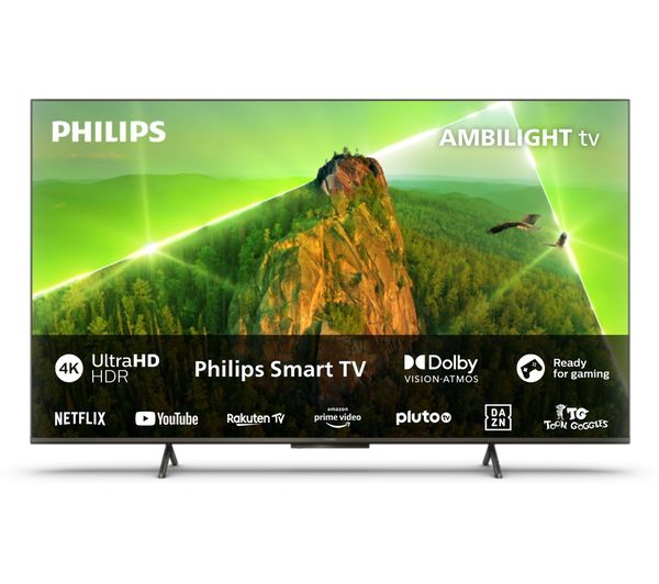 PHILIPS Ambilight 50PUS8108 12 50" Smart 4K Ultra HD HDR LED TV with Amazon Alexa