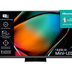 HISENSE 65U8KQTUK 65" Smart 4K Ultra HD HDR Mini-LED TV with Amazon Alexa